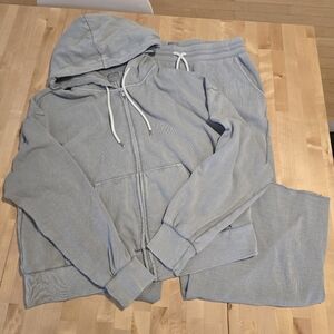 GAP Vintage Soft Wide Leg Sweatpants Sweatshirt Set Size Large